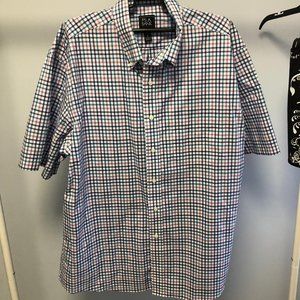 jos. a. bank short sleeve shirt xl traditional fit